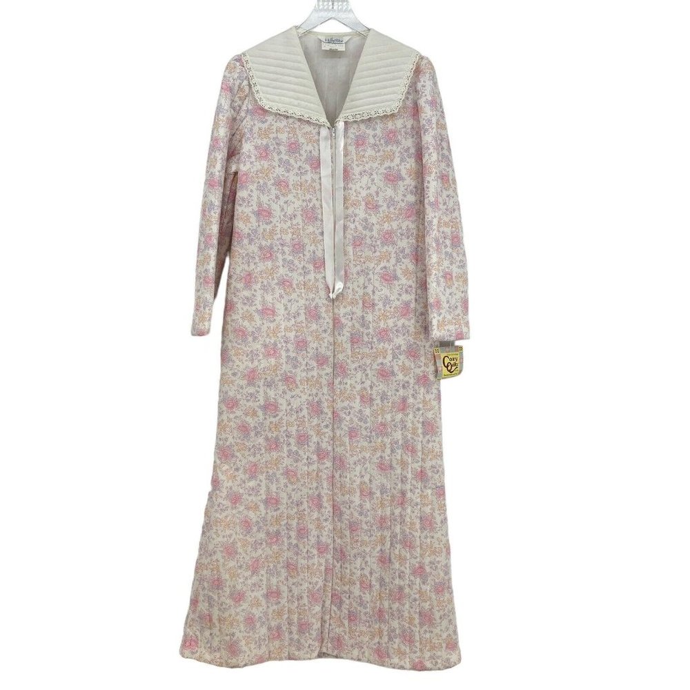 Vintage Sears Pink Floral Long Nightgown With Tags!